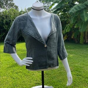 Elegant Women's Charcoal Blazer